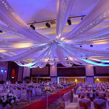 Load image into Gallery viewer, 12 Panel 28" Hoop Ceiling Draping Hardware Kit For Wedding Party Banquet Event - FREE Tool Kit