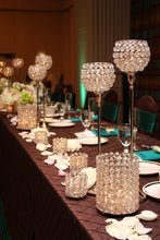 Load image into Gallery viewer, Bejeweled Blitz Votive Tealight Wedding Crystal Candle Holder - 3.25" Dia x 2.75" Tall