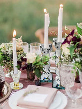 Load image into Gallery viewer, 7" Gemcut Egyption Handcrafted Crystal Glass Votive Candle Holder Table Top Wedding Centerpiece - 1 PCS
