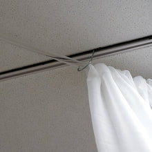 Load image into Gallery viewer, 40FT Premium White Fire Retardant Sheer Voil Curtain Ceiling Panel Backdrop