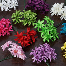Load image into Gallery viewer, 72 Poly Champagne Hybrid Paper Craft Lily Flowers Corsage and Boutonniere Wedding Home Craft Decor