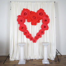 Load image into Gallery viewer, 20" Large Foam Rose Backdrop Wall Decor - Red - 2 pcs