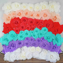 Load image into Gallery viewer, 24" Large Foam Rose Backdrop Wall Decor - Cream - 2 pcs
