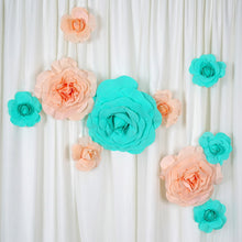 Load image into Gallery viewer, 8" Large Foam Rose Backdrop Wall Decor - Blush - 6 pcs