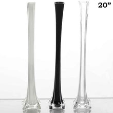 Load image into Gallery viewer, 20" White Eiffel Tower Wedding Glass Vases-12 PCS
