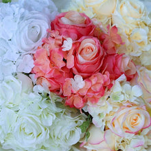 Load image into Gallery viewer, Rose &amp; Hydrangea Bouquet Artificial Silk Flowers - Pink

