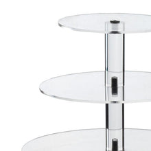 Load image into Gallery viewer, 6 Tier Round Heavy Duty Acrylic Glass Cupcake Dessert Stand For Birthday Wedding Party
