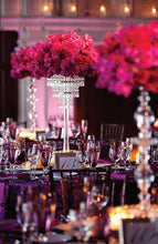 Load image into Gallery viewer, Stunning  Metal Votive Tealight Crystal Candle Holder Wedding Centerpiece - 11.5"
