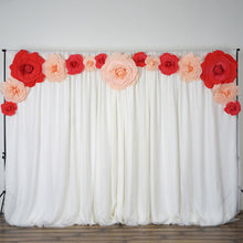 Load image into Gallery viewer, 12" Large Foam Rose Backdrop Wall Decor - Red - 4 pcs
