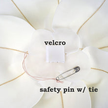 Load image into Gallery viewer, 8" Large Foam Rose Backdrop Wall Decor - White - 6 pcs
