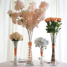 Load image into Gallery viewer, 16" Tall Clear Hourglass Shaped Floral Centerpiece Vase Wedding Party Decoration - 12 PCS
